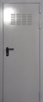 Одностворчатая глухая техническая дверь (вентиляция) Одностворчатая глухая техническая дверь (вентиляция)